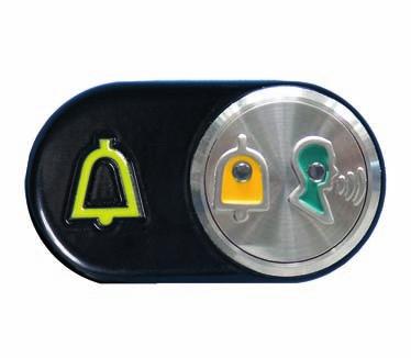 81.70 Alarm push button with embossed identifi cation and lighted