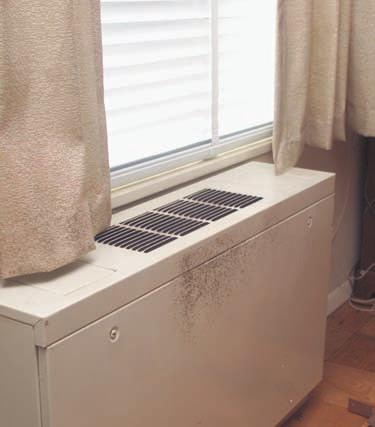 PREVENTION Control is the Key to Mold Control Mold growing on the surface of a unit ventilator. Clean and repair roof gutters regularly. When water leaks or spills occur indoors - ACT QUICKLY.