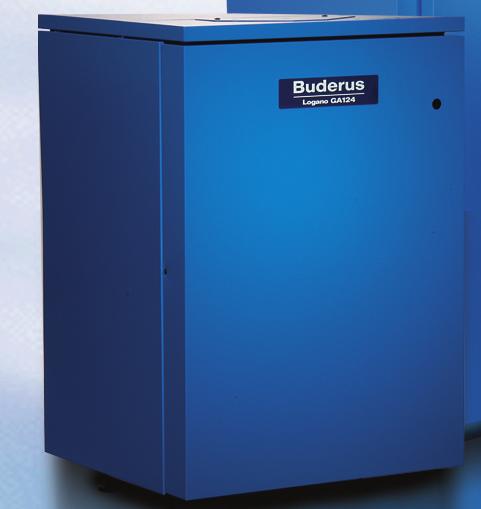 The GA124 Series Sealed Combustion Gas Boiler features low temperature operation and special GL-180M cast iron, low emissions with premixed burner technology, and a reduced footprint for tight spaces.
