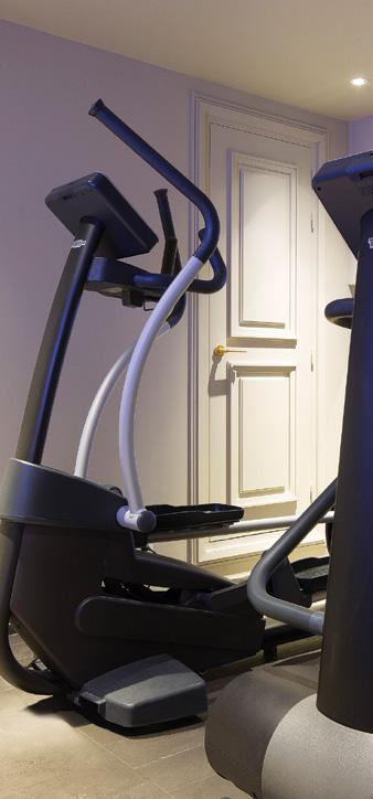 Wellness Space completely dedicated to guests well-being, Le Marianne s basement Wellness Space offers a fitness centre with Technogym equipment (cardio, strength training), a steam room