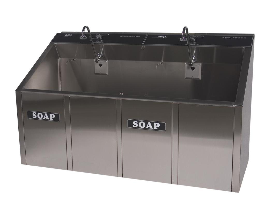 healthcare division CONTINENTAL METAL PRODUCTS Stainless Steel Healthcare Equipment Meeting the Demands of the OR Proudly Made in the USA for over 65 years Surgical Scrub Sinks CMP has been