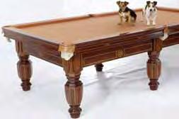 The Bentley sporting table (left), depicting mediaeval sporting scenes, is a fine example of our detailed