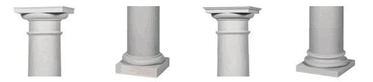 Southern Crafted Millwork offers a complete line of architecturally correct fiberglass and pvc columns.