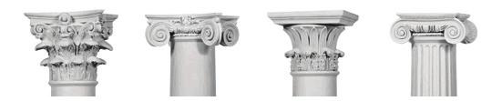 back of this catalog). Our fiberglass columns and capitals are highly detailed and will require very little sanding.
