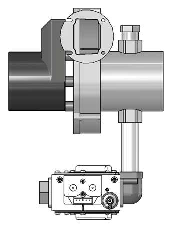 E. MAIN GAS VALVES - OPERATION Use Figure 5.4 for main gas valve orientation and tapping locations. Refer to Section E of main I,O,&M for instructions regarding main valve adjustment.