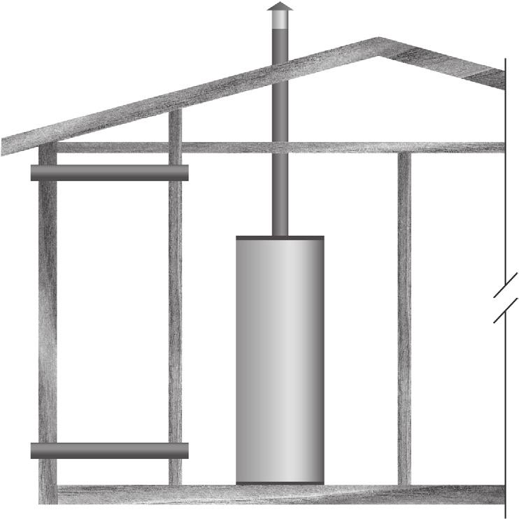 Outdoor Air Through Two Openings Alternatively a single permanent opening, commencing within 12 inches (300 mm) of the top of the enclosure, shall be provided. See Figure 15.