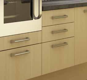 UK 1 Door handles Handles and worktops - creating your individual style Our selection of handles with smooth, curved edges add that finishing touch with safety in mind Cabinets - making kitchen
