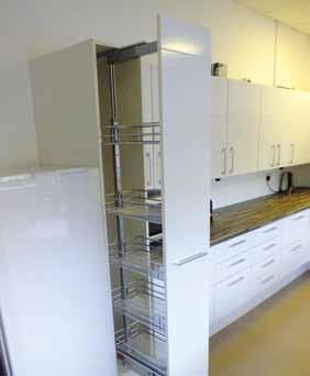 user larder units supplied flat pack to prevent damage during transit available in the following widths : 00mm, 500mm, and 600mm internal basket systems are adjustable to suit user