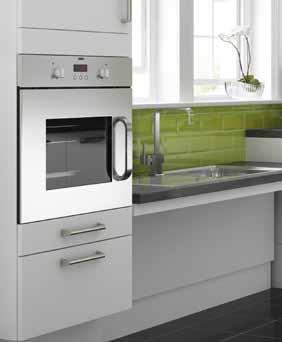 on moving parts * exclusions apply Oven housing units Practical and smart oven housing units which allow flexible kitchen layout planning and ensure the simplest lift from oven shelf