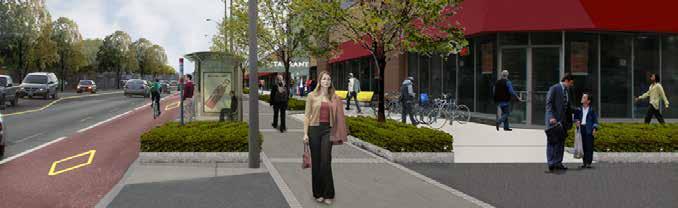 CREATING A VIBRANT URBAN CENTRE // PART B Copyright Queen s Printer for Ontario, image source: Ontario Growth Secretariat, Ministry of Infrastructure Example of design improvements to the streetscape