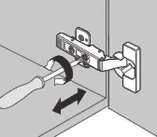 It is also advisable to release the bottom hinge first, then the top hinge.