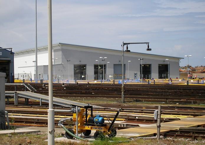 Ramsgate Project: New Build Depot, Ramsgate Value: 34m Client: Hitachi Completed: 2007 Ramsgate depot is the second major new state-of-the-art traincare facility, the project included wholly