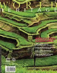 A special issue of the World Heritage Review on agricultural