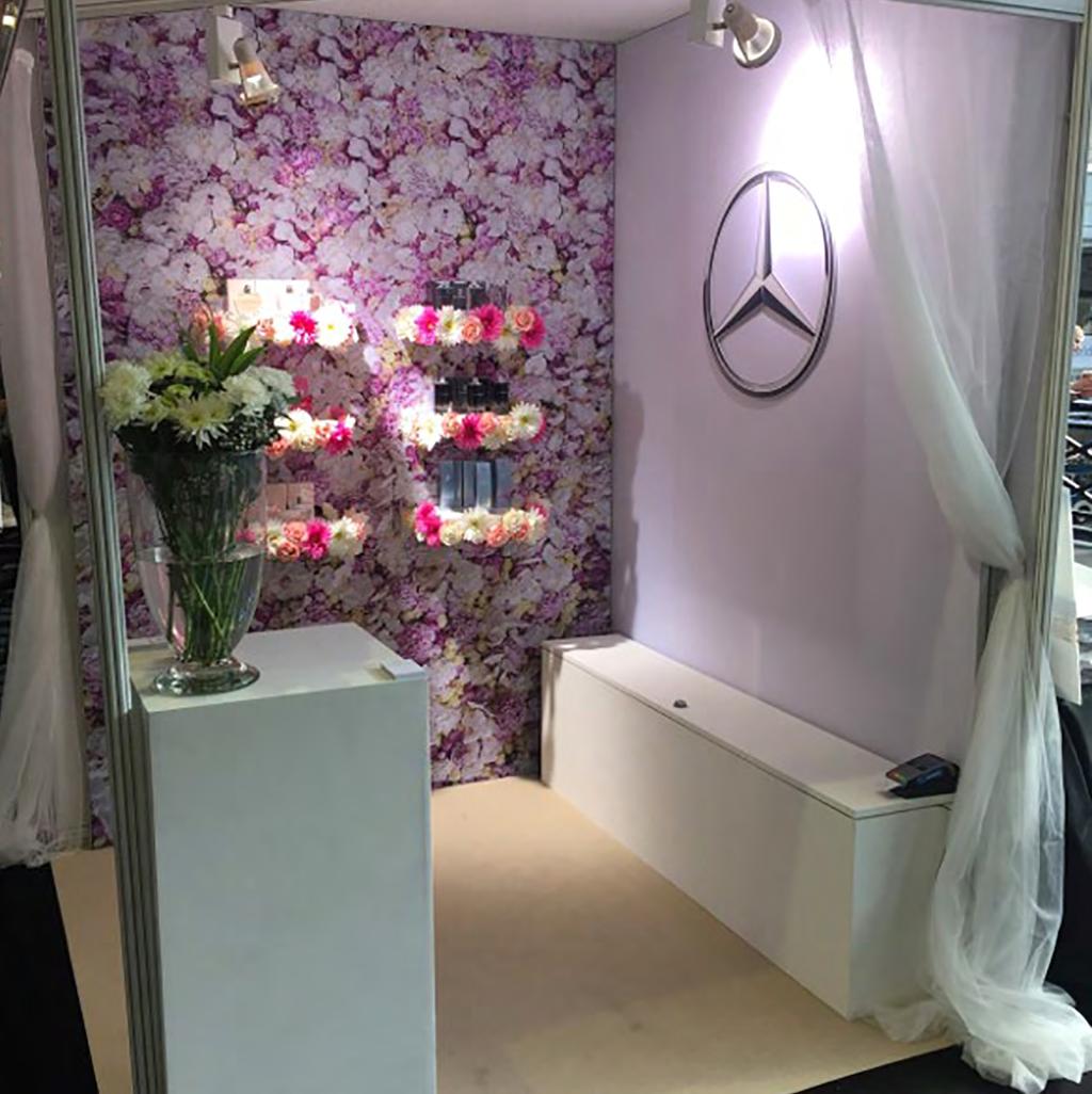 Mercedes Benz @ The Wedding Show : Stand Size: 2m x2m (2.