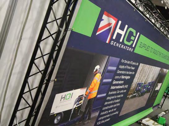 HGI Generators @ Executive Hire Stand Size: 10m x 5m.