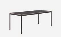 750 250 cm 90 cm 73 cm Ø 110 cm Dusty red (190 x 85 and Ø 110 only) White Black Grey Edge Plywood 48 70/70 TABLE, see also p.