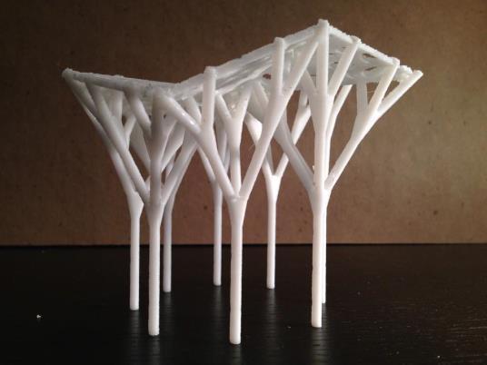Fig6. The L-system structure (3D print) Reference: Fig.