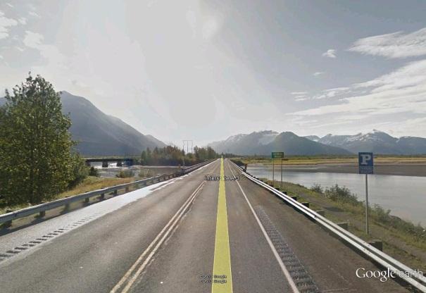 Seward Highway 75 to 90 Figure 24. View to the southeast from KOP 5 across the Twentymile River.