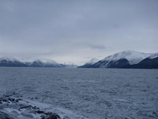 Seward Highway 75 to 90 Figure 37. View to the east from KOP 8. The Chugach Mountains are visible in the background. Changes to the highway will not be discernible at this distance. Figure 38.