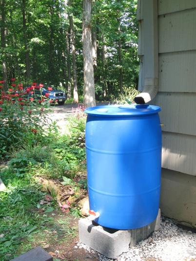 Slide 48 Rainwater harvesting Rain barrel at a home Photo: Michele Bakacs, Rutgers Cooperative Extension Another low impact design practice is rainwater harvesting.
