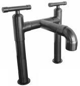 WITH ELBOW SPOUT WB-LAV-DM-LBO-T $1490 8" SPREAD, CENTER TO CENTER 6-1/4" SPOUT HEIGHT 6-1/2"