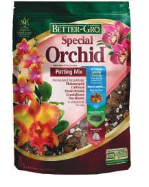 Potting Mix Better-Gro Phalaenopsis Orchid Potting Mix was developed to provide the proper moisture control to encourage vigorous plant and