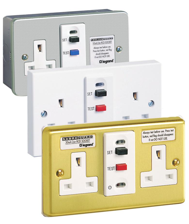5. SRCD (socket-outlet incorporating an RCD) A socket-outlet incorporating a residual current device (SRCD) provides an alternative to protecting a circuit supplying a socket-outlet by an RCD.