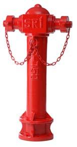 fire hydrant equipment HIGH PRESSURE FIRE Hydrant Body material : Model HYD056-CI-100-YW - Cast Iron to BS 1452 Model HYD056-CS-150-RD - Carbon Steel : 30 bar (435 psi) : 20 bar (290 psi) Test