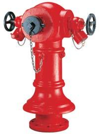 underground 4 gate valve with spindle cap (sluice valve) and operated by using a hydrant key and bar (HYD066-CI-030-BK / HYD066-LA-030-NA) HYD059-CI-100-YW HYD060-CI-100-YW Outlet 2 x (2-1/2 ) Male