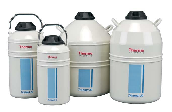 small quantities of liquid nitrogen are needed Thermo 10, 20 and 30 can be fitted with selfpressurized withdrawal