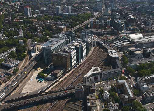 been divided by layers of heavy infrastructure, particularly the rail network, Westway