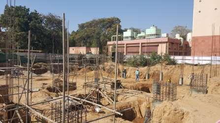 Construction Update 5 The construction of Laboratory & Auxiliary Buildings is going on as per schedule.