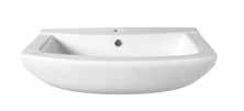 White Gloss Finish Freestanding 650mm Vanity Unit Shaker style 1 year guarantee H 830 x W 600 x D 305mm 100469 Walnut Effect Finish 100477 White Gloss Finish Requires: 650 Ceramic Basin One tap hole