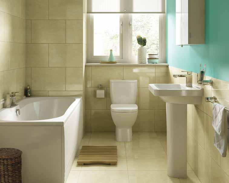 Vercelli Vercelli features an attractive, contemporary geometric design that will bring a touch of style to any bathroom.