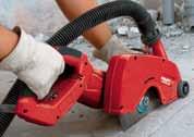 for cleaning), which can result in reduced productivity and higher costs. Keep dust to a minimum with Hilti.