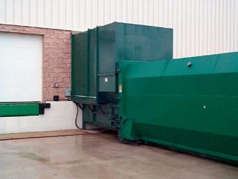 The majority of our compactors come equipped with factory mounted ANSI and OSHA approved