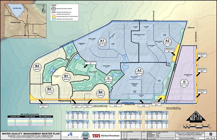 Water Quality Management Master Plan Rancho Los Lagos Master Plan Community, Imperial County, CA Moser Ventures, Inc.