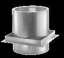 DuraPlus HTC ll-fuel Chimney Firestop Radiation Shield 17 14½ Use in ceiling/floor penetrations when a ceiling