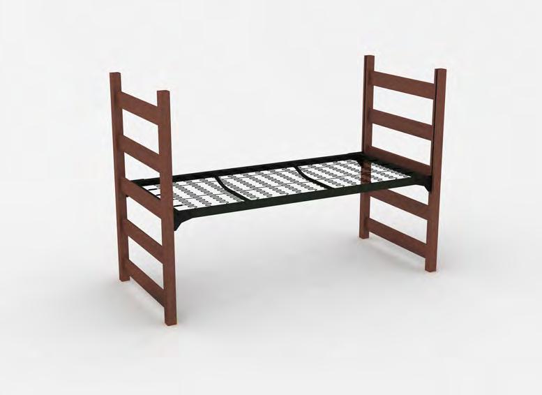 BED (HEIGHT DJUSTBLE) Bed Frame Height ~ 60 Width ~ 40 Length ~ 85 Mattress Length ~ 80 Width ~ 35 BED (HEIGHT DJUSTBLE, RISED TO