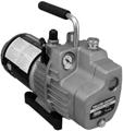 26 SuperEvac Pumps 115 Volt/60 cycle voltage Two stage rotary vane evacuates quickly 15 Micron field blankoff 1/4" & 1/2" Male flare connections 1/2 hp, 1725 rpm motor Part # CFM Oil Capacity
