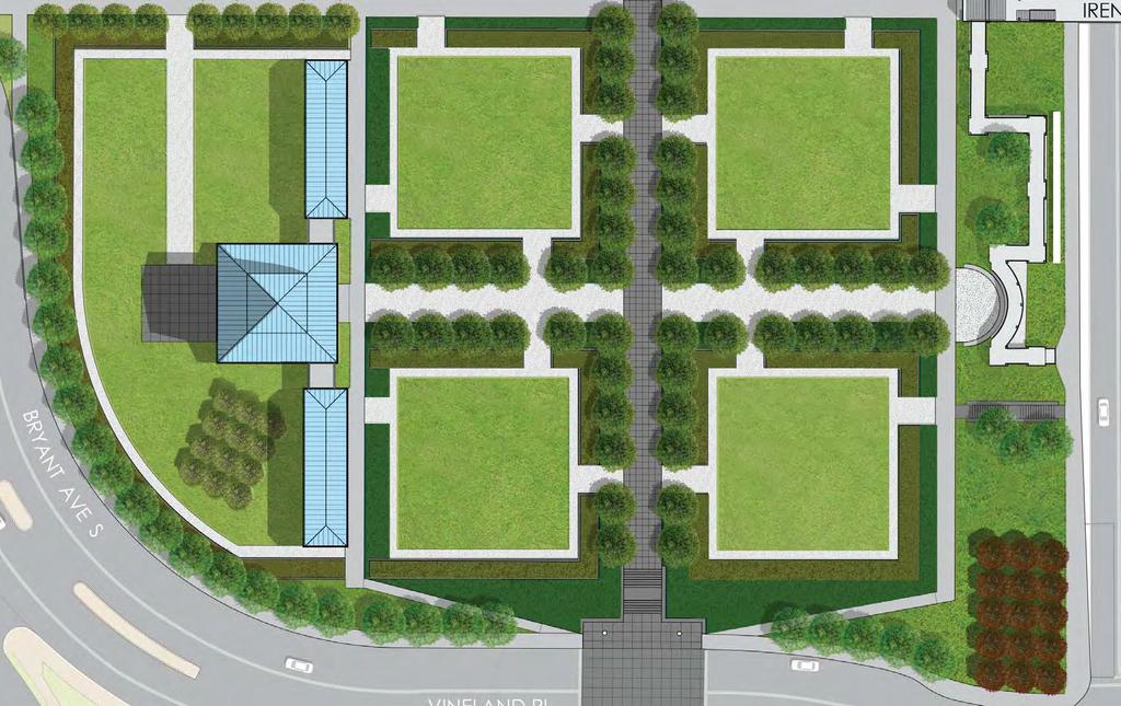 Enlarged Plan: The Quad + Event Space C B J G C A B C DE F GH I J J C A B C K L A. Re-use Granite Pavers from North B. Decomposed Granite Walk C. Netlon System D.