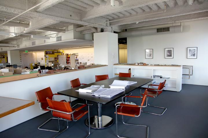 PROVOKE As an architectural firm relocating our office, we had the opportunity to design a new work space that has re-energized the spirits of the architects and designers and fosters cross-studio
