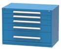 (838 mm) High 6 Drawers 4 Compartments 3-7/8 in. (98 mm) 527 lbs. (239 kg.