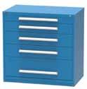 (9 mm) High 2 Drawers 1 Bottom Pan 64 Compartments 3-7/8 in. (98 mm) 4-5/8 in.