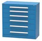 ) Shipping Weight RP2151AL 44 in. (1118 mm) High 6 Drawers 114 Compartments 3-7/8 in.