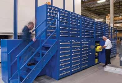 CABINETS Mezzanine expansion modules allow your system to grow as you grow.