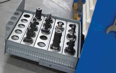 used with lift-out trays and accomplish the same purpose as single toolholder inserts but when side-to-side spacing of tool assemblies is constant Fixed Toolholders Fixed