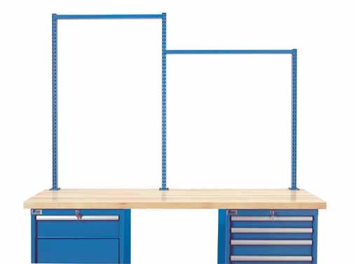 markerboard/ tackboard Louvered panel System Frames Building your ideal Vidmar workbench accessory system is an easy process Simply select the frames (starters and adders) that fit your worksurface