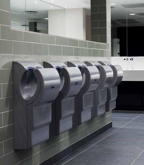 say. Joshua Jackson, Facilities Manager. Less washroom noise The Dyson Airblade db hand dryer has been acoustically re-engineered to reduce air rush noise and sound generated by the motor.