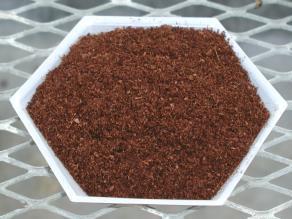 Coconut Coir Coir with minimal fiber is typically best for plugs and cuttings.